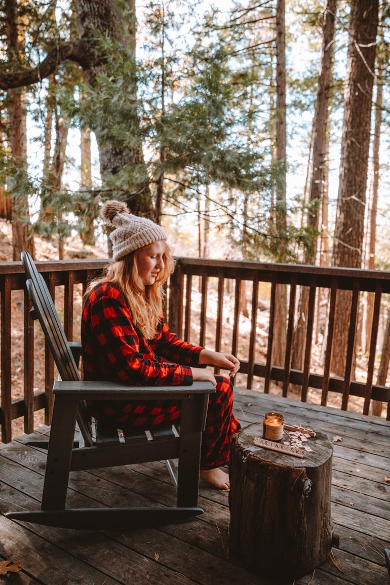 Whimsy Soul - cabin vibes candle flannel season-106