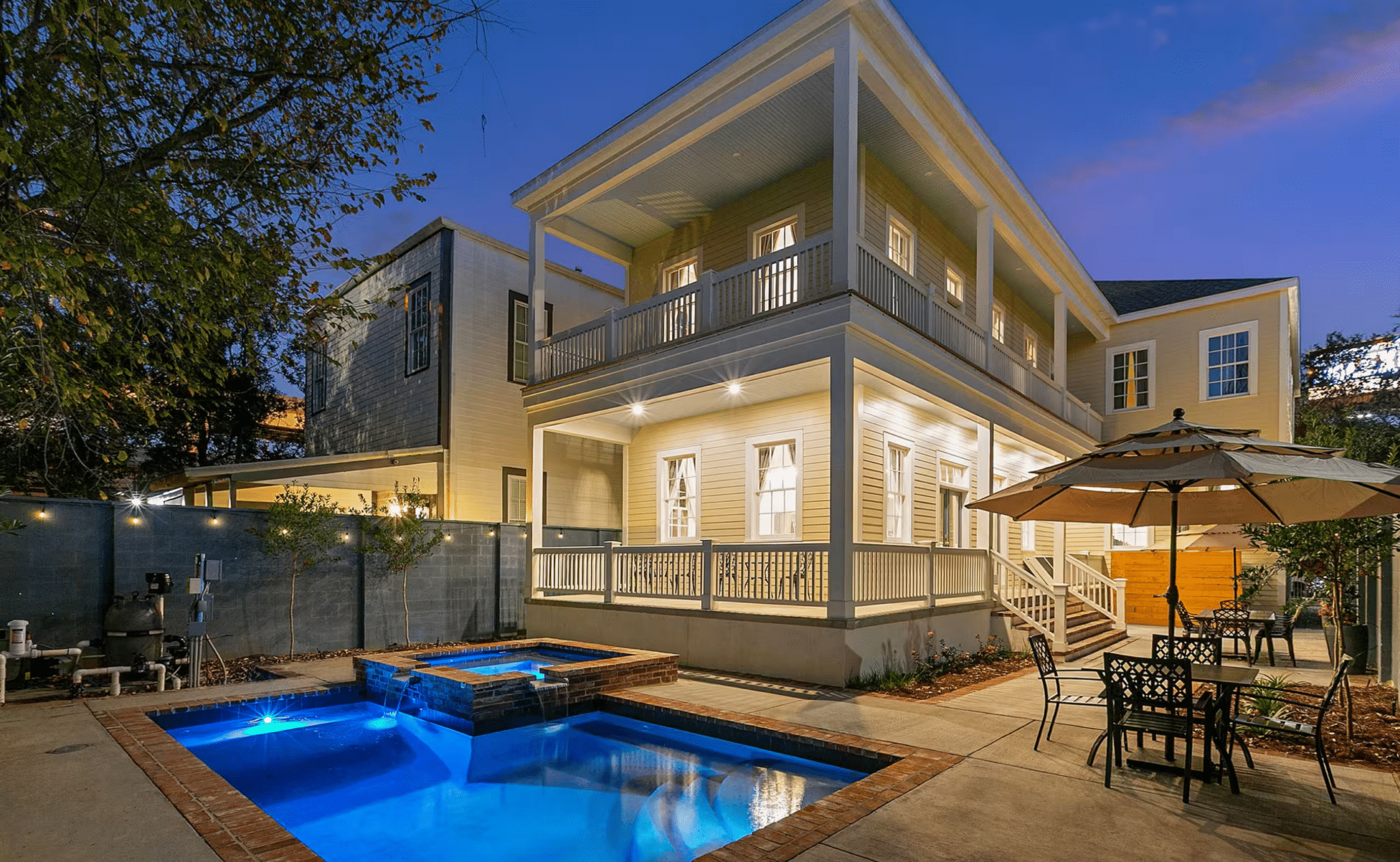 Whimsy Soul - new orleans airbnbs cool 104 Modern Greek Revival luxury rental home in Uptown New Orleans with tall ceilings and courtyard pool